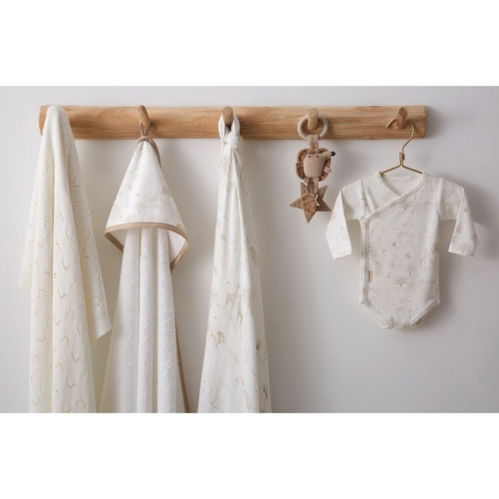 Toquilla de tricot 75x90 cm New Quilt (blanco) de Bimbidreams