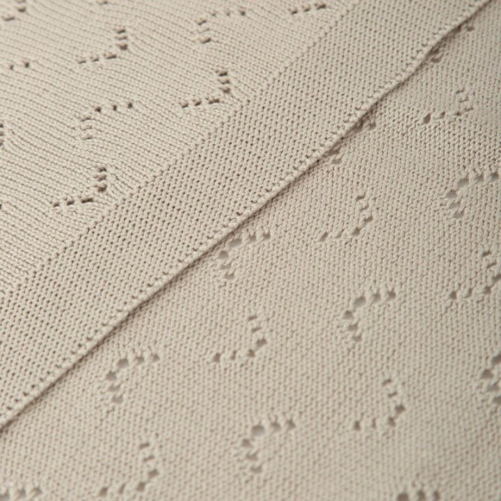 Toquilla de tricot 75x90 cm New Quilt (verde) de Bimbidreams