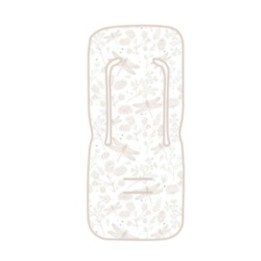Colchoneta silla de paseo Dafne (blanco/rosa) de Bimbidreams