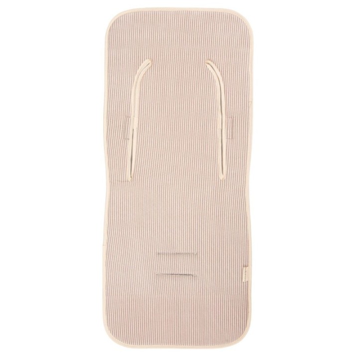 Colchoneta silla de paseo Veneto (blanco/terracota) de Bimbidreams