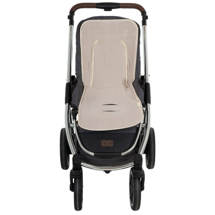 Colchoneta silla de paseo Veneto (blanco/terracota) de Bimbidreams