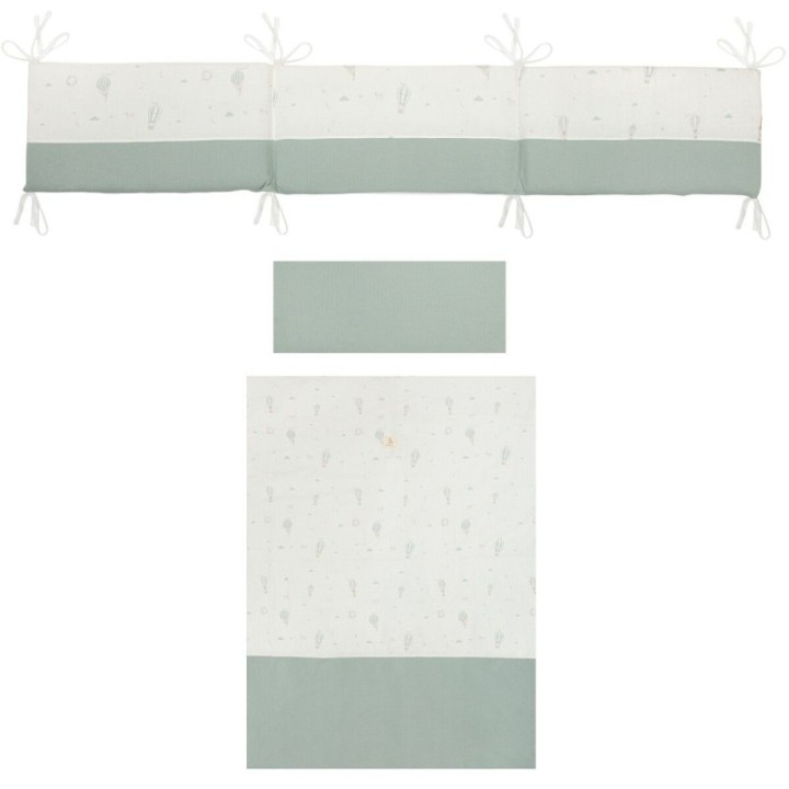 Set nórdico cuna 110x155 cm Blue Sky (color) de Bimbidreams
