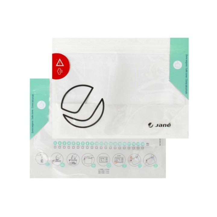 Bolsas esterilizadoras de Jané Set de 5 reutilizables para microondas