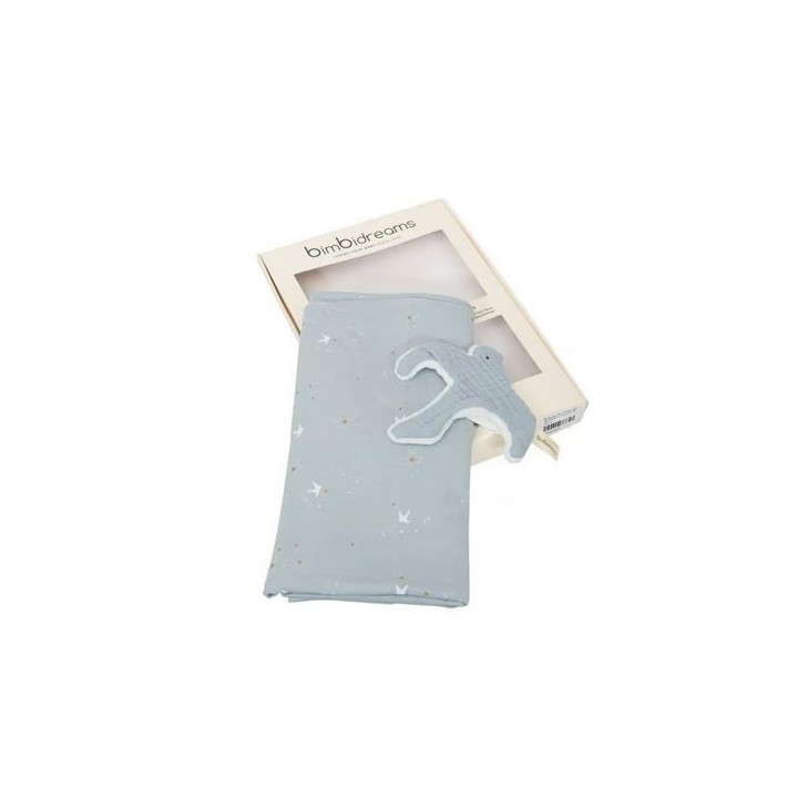 Caja de regalo muselina+ doudou de BimbiDreams