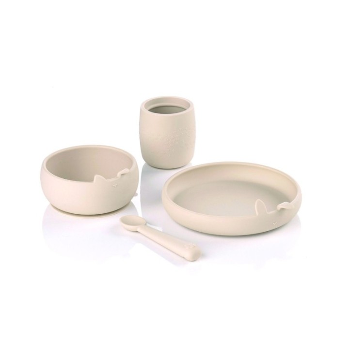 Set vajilla de silicona 4 piezas de Jané