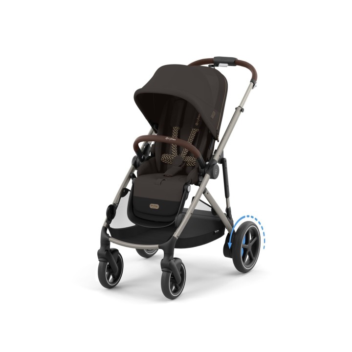 Dúo e-Gazelle S de Cybex - Chocolate Brown