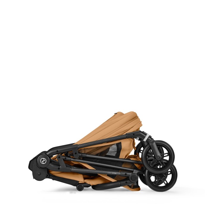 Cadeira de passeio Melio Carbon da Cybex - Cinnamon Yellow