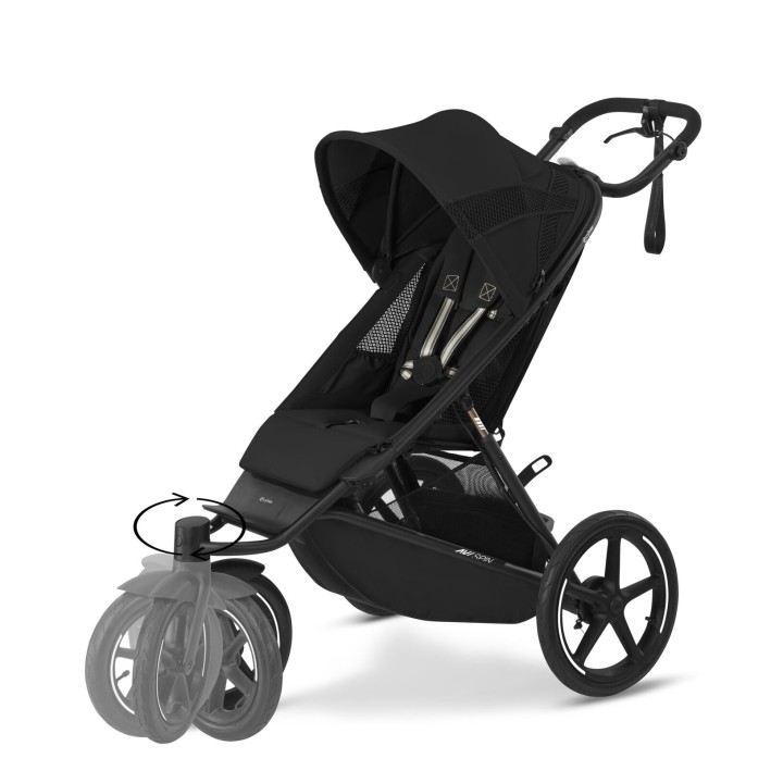 Silla de paseo Avi Spin de Cybex - Moon Black