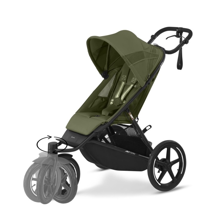 Cadeira de passeio Avi Spin da Cybex - Moss Green