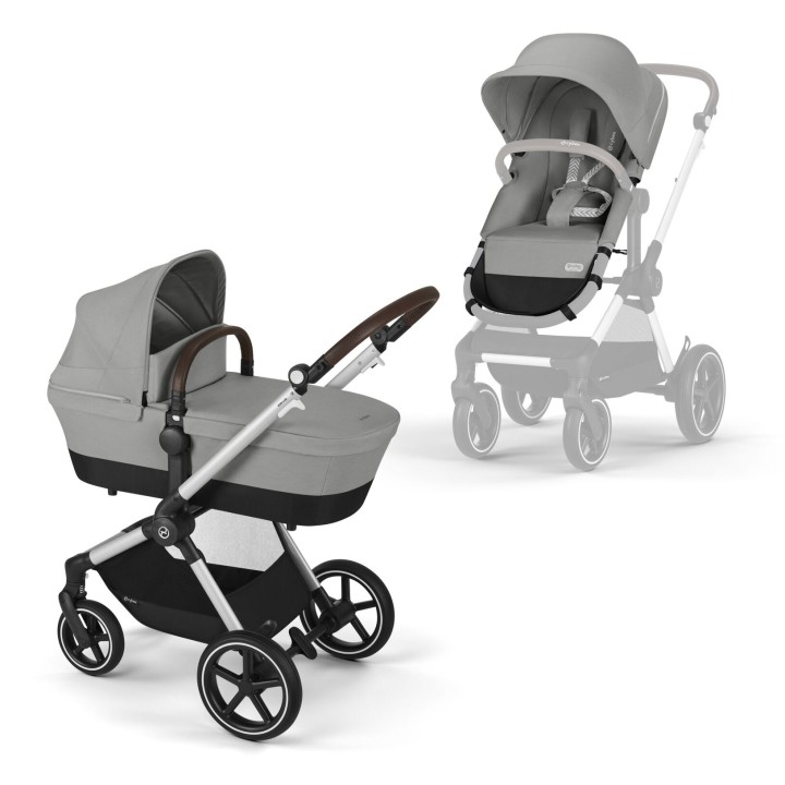 Cochecito Eos Lux 2 en 1 de Cybex - Stone Grey
