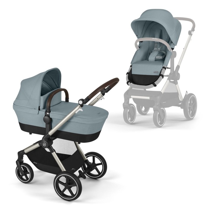 Cochecito Eos Lux 2 en 1 de Cybex - Stormy Blue