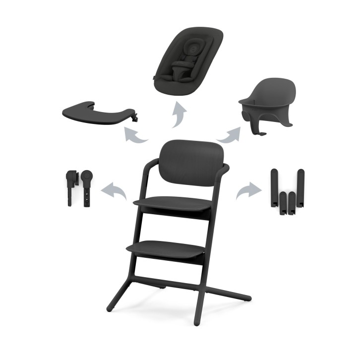 Cadeira Lemo 4 em 1 da Cybex - Stunning Black