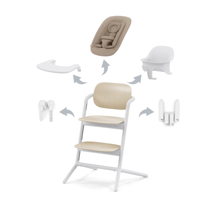 Cadeira Lemo 4 em 1 da Cybex - Sand White