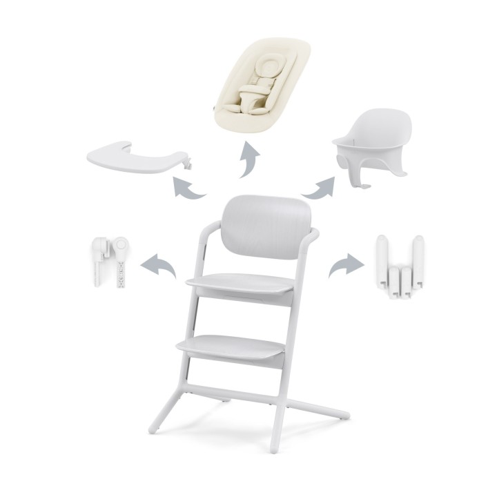 Trona Lemo 4 en 1 de Cybex - All White