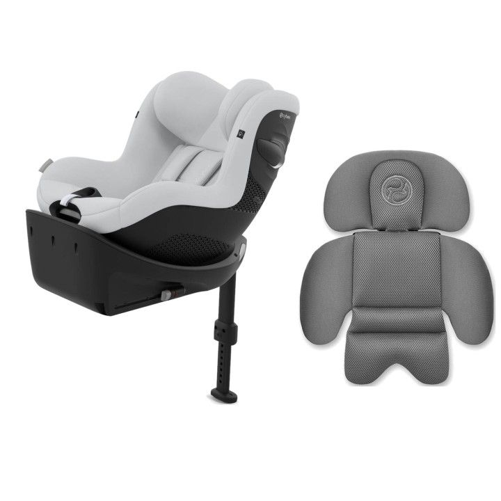Sirona Gi i-Size con reductor recién nacido de Cybex - Fog Grey