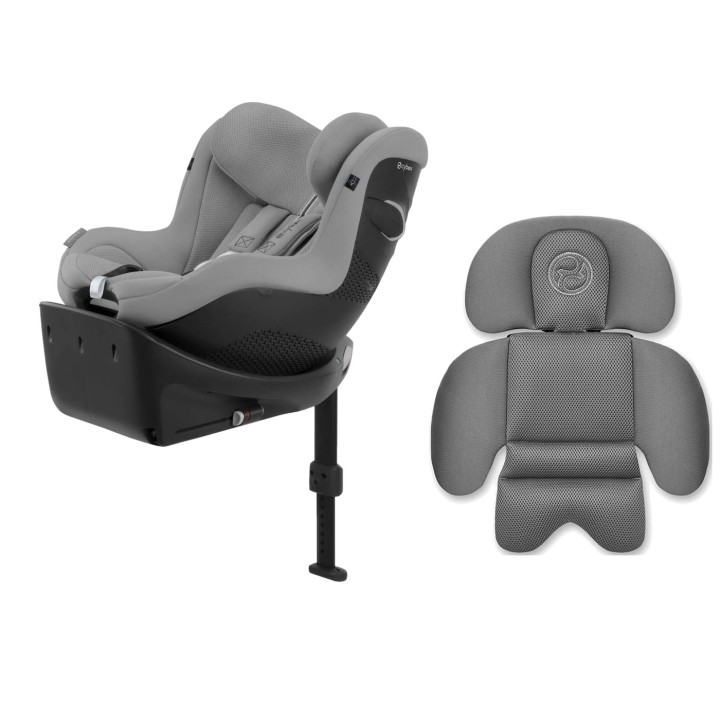 Sirona Gi i-Size con reductor recién nacido de Cybex - Stone Grey PLUS