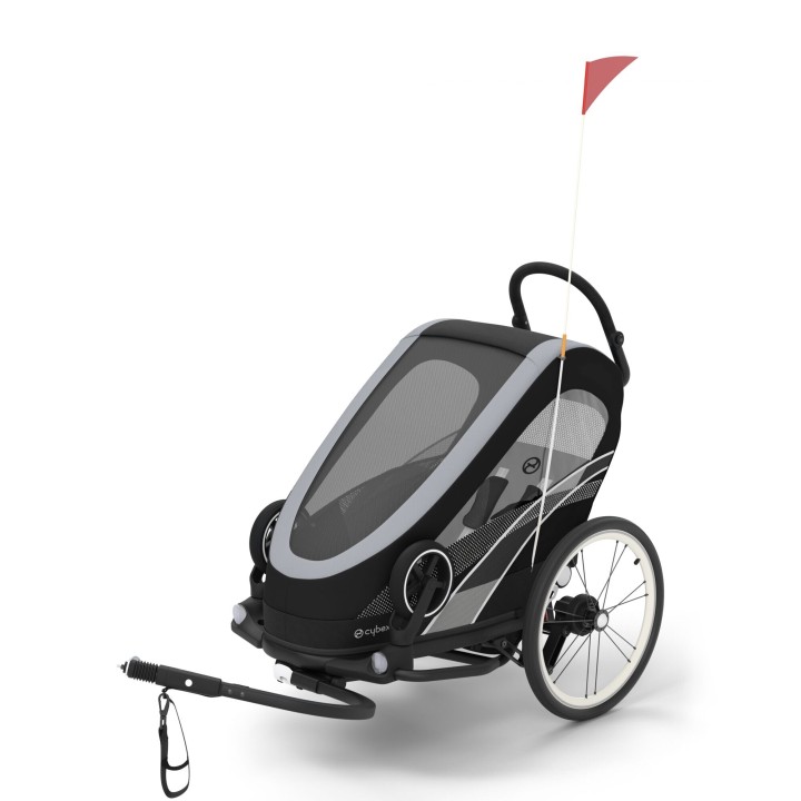 Reboque de bicicleta Zeno Bike da Cybex - All Black