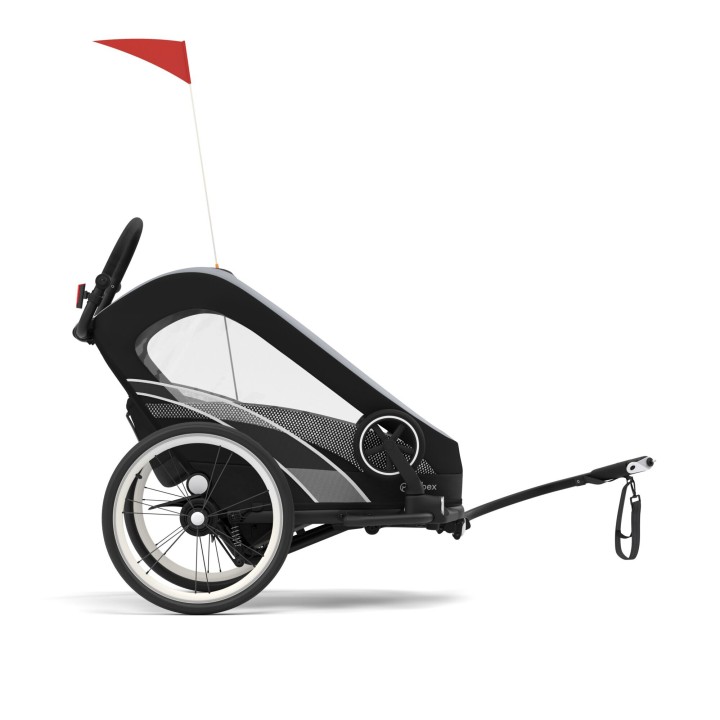 Reboque de bicicleta Zeno Bike da Cybex - All Black