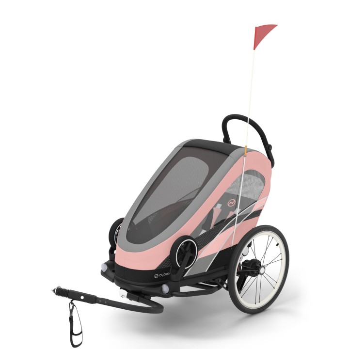 Remolque de bicicleta Zeno Bike de Cybex - Silver Pink