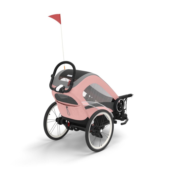 Remolque de bicicleta Zeno Bike de Cybex - Silver Pink