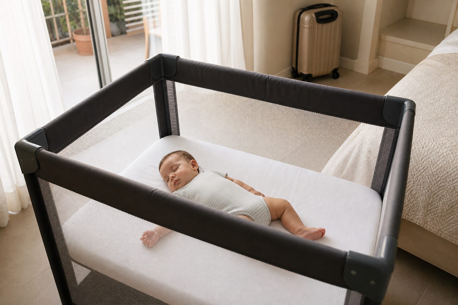 Bebé não dorme nas férias: como manter a rotina sem obsessão