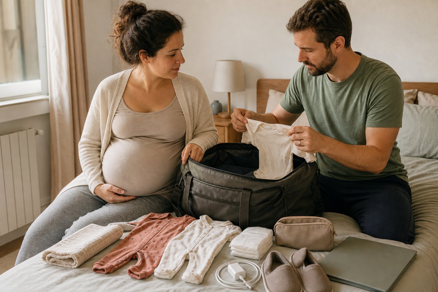 Mala da maternidade para a mãe e o bebé: checklist realista