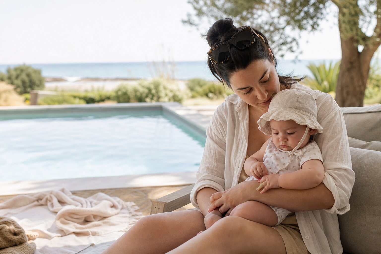Playa y piscina con bebé: guía de seguridad para el primer verano