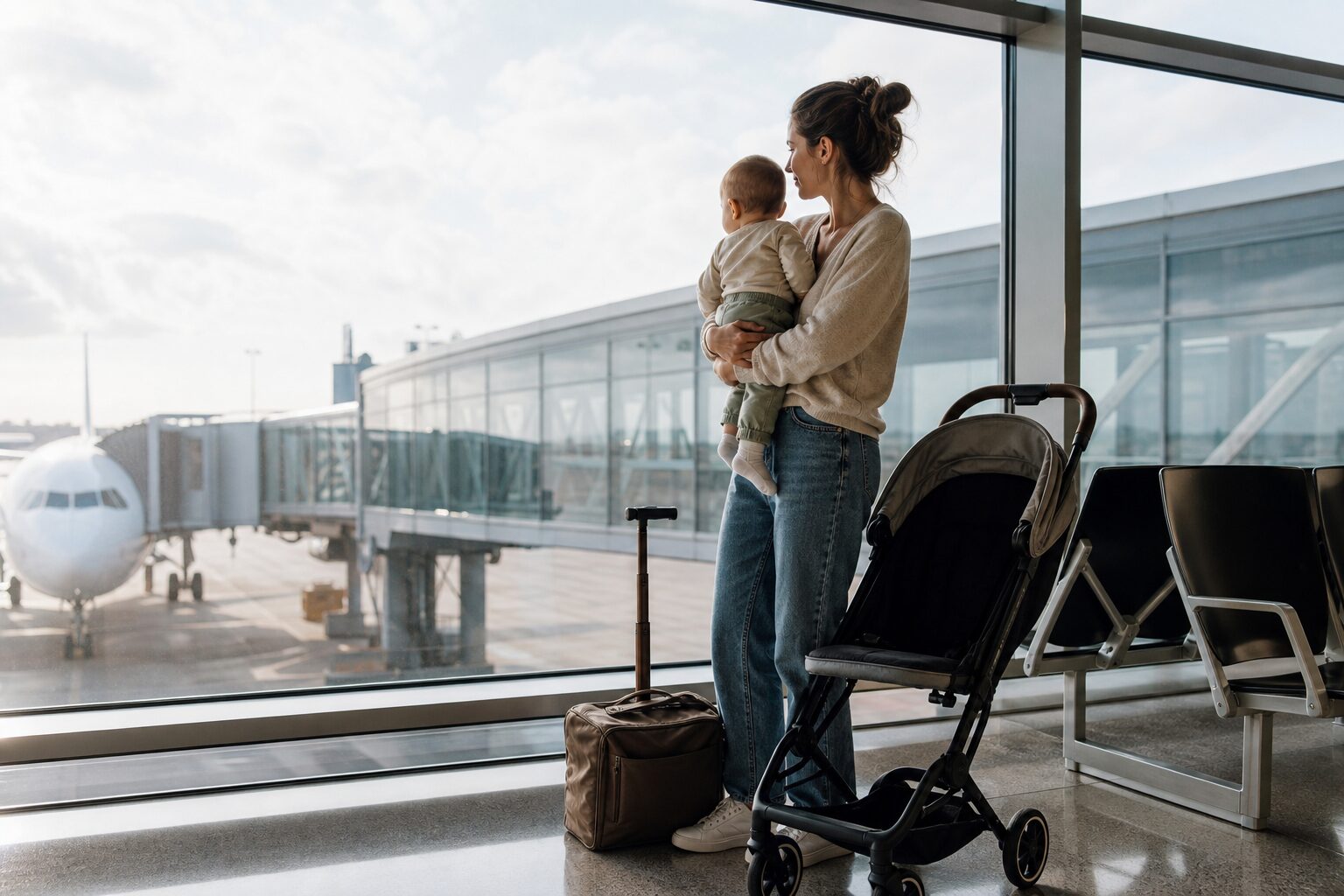 Viajar en avión con bebé: guía práctica 2026